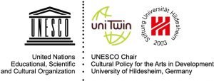 Logo UNESCO-Chair Hildesheim mit Unilogo
